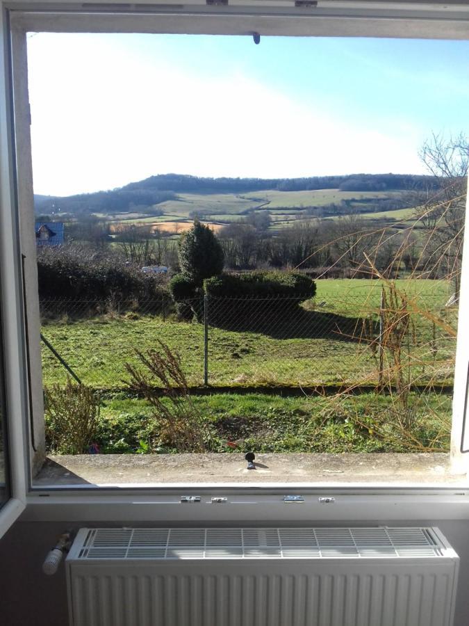 Agreable Chambre Meublee, Vue Sur La Vallee De L'Auxois Villy-en-Auxois Bagian luar foto